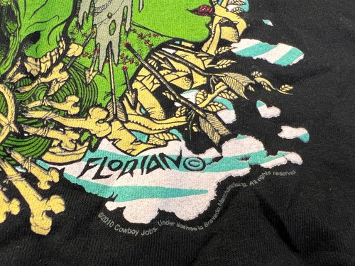 JOB FOR A COWBOY 2010 DEATH METAL BAND S T SHIRT DEADSTOCK FLORIAN ART NOS NEW - Picture 2 of 6