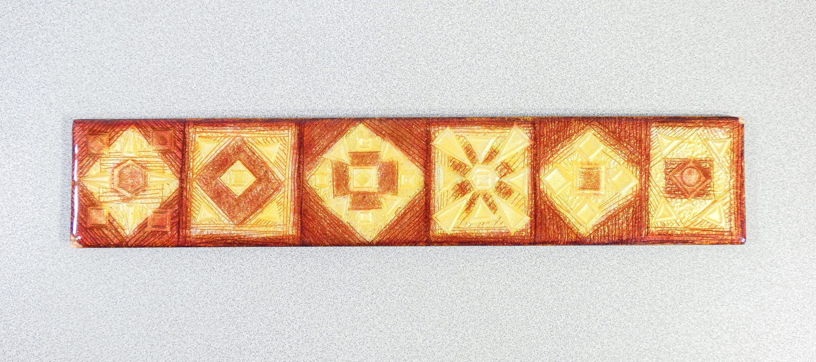 ⚜️ Enamelled Copper Sculpture From The 1980S Era Paperweight Decorative Object