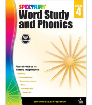 Spectrum Word Study and Phonics, Grade 4 - Paperback By Spectrum - GOOD