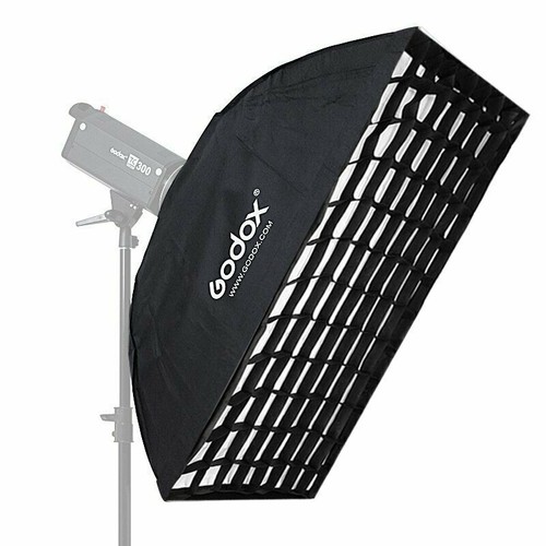 Godox 60x90cm 24"x36" Bowens Mount Grid Softbox Studio Strobe Head Camera Flash - Picture 4 of 11