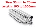 ALUMINIUM ROUND TUBE 35mm 38mm 41mm 45mm 48mm 51mm 57mm 64mm 70mm grade 6063 82