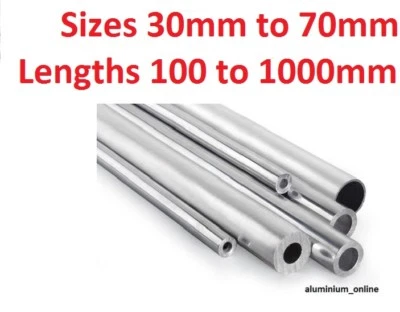 ALUMINIUM ROUND TUBE 35mm 38mm 41mm 45mm 48mm 51mm 57mm 64mm 70mm grade 6063 82