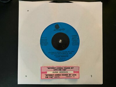 Glenn Medeiros  NOTHING'S GONNA CHANGE MY LOVE/INST 45 VG+/NM