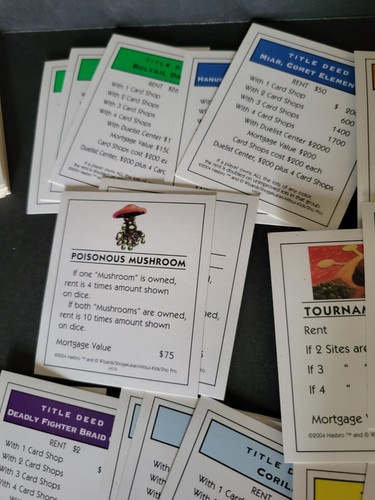 Duel Masters Monopoly Replacement Game Pieces Property Spell Creature Cards - Picture 7 of 15