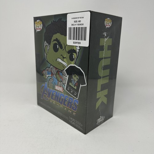 Funko Pop & Tee AVENGERS ENDGAME - HULK #451 - MEDIUM - Hot Topic Exclusive - Picture 2 of 8