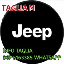 Copri Ruota di Scorta NUOVO FUORISTRADA LOGO JEEP MISURA M WRANGLER RENEGADE 4X4