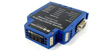 B&B ELECTRONICS 485LDRC9 OPTICALLY ISOLATED RS-232 TO RS-422/485 CONVERTER #NEW