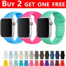 Watch Band Strap For Apple Watch Ultra 3 11 10 9 8 7 6 5 4 3 Series SE Silicone