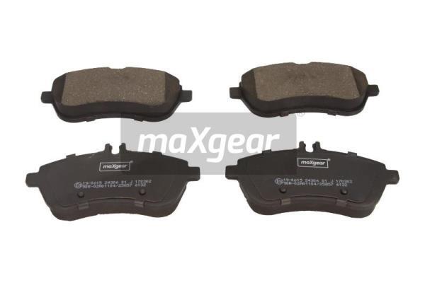 Maxgear 19-0615 Bremsbelagsatz, Scheibenbremse For MERCEDES-BENZ-image
