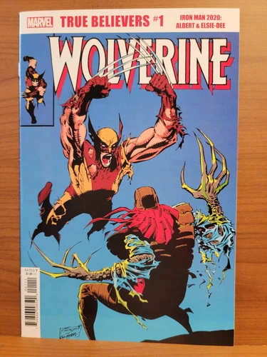 True Believers #1  NM Iron Man 2020: Albert & Elsie-Dee Wolverine Cover