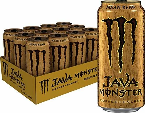 Monster Energy Java Monster Mean Bean Coffee + Energy Drink 15 Oz Pack of 12