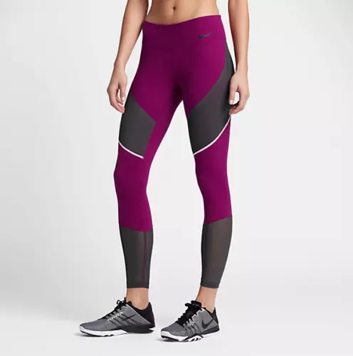 NIKE POWER LEGENDARY WOMEN'S MID RISE TRAINING TIGHTS 874712 665