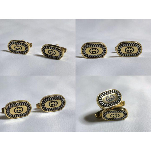 Authentic Gucci Vintage Interlocking Oval GG x Ch… - image 3