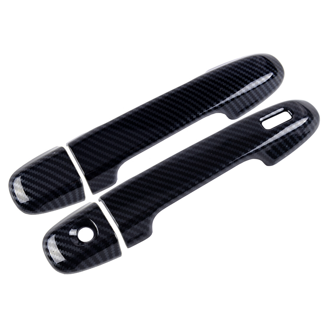 4 Coprimaniglie In ABS Look Fibra Di Carbonio Per BMW Serie 3 F30/F31 (2012-2019) E 3GT F34 - Interni Auto Eleganti, Antiusura