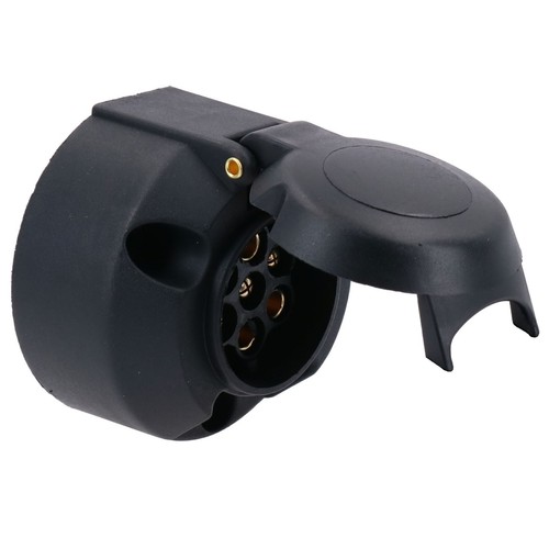 Tow Bar Electrics 7 pin 12v N Type PLASTIC Socket & Plug Trailer Lights Hook Up - Picture 4 of 6