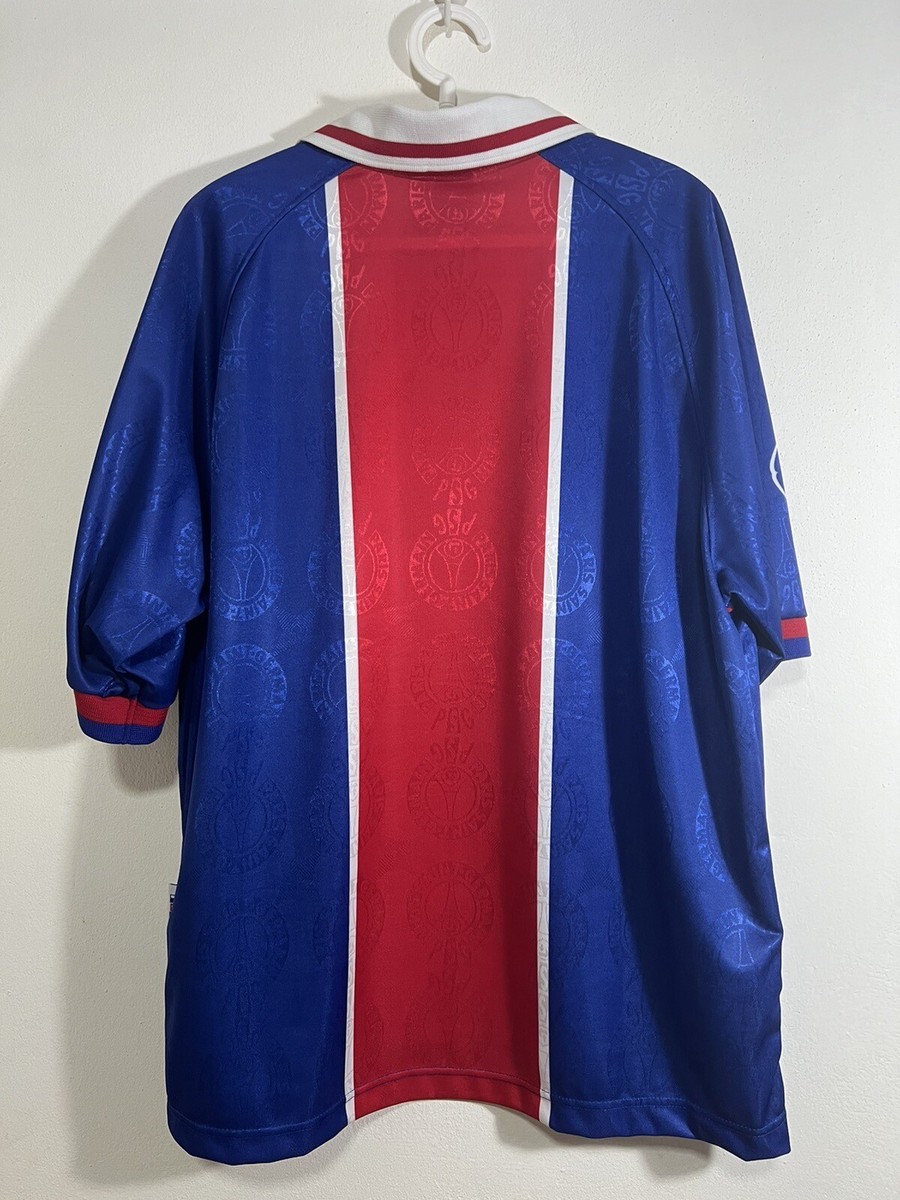 Paris Saint Germain Home Jersey 1996-97 BNWT XL | eBay Paris Saint Germain Home Jersey 1996-97 BNWT XL | eBay