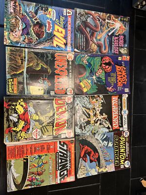 12 VINTAGE Comics Enter The Lost World of the Warlord AND MORE !!