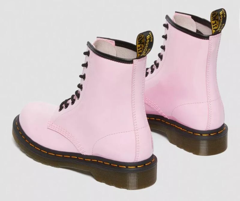 Pink Docs Dr Martens 8 Hole 1460 Pale Pink Patent 26425322 Doc | eBay UK