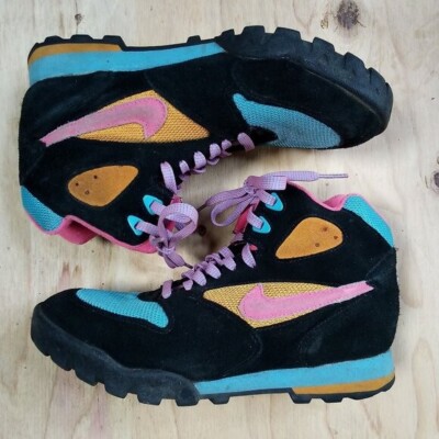 Nike ACG Caldera Neon Color Block Hiking Boots Shoes | eBay