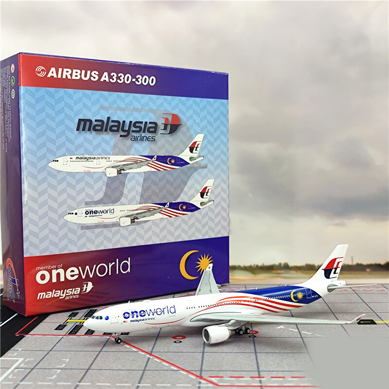 1/400 マレーシア航空　a330 jc-wings タイガー JC Wings Malaysia airlines for Airbus A330-300 9M-MTJ 1/400