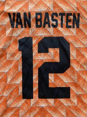 Holland Euro 88 Dutch Netherlands Tribute Home Jersey Marco Van