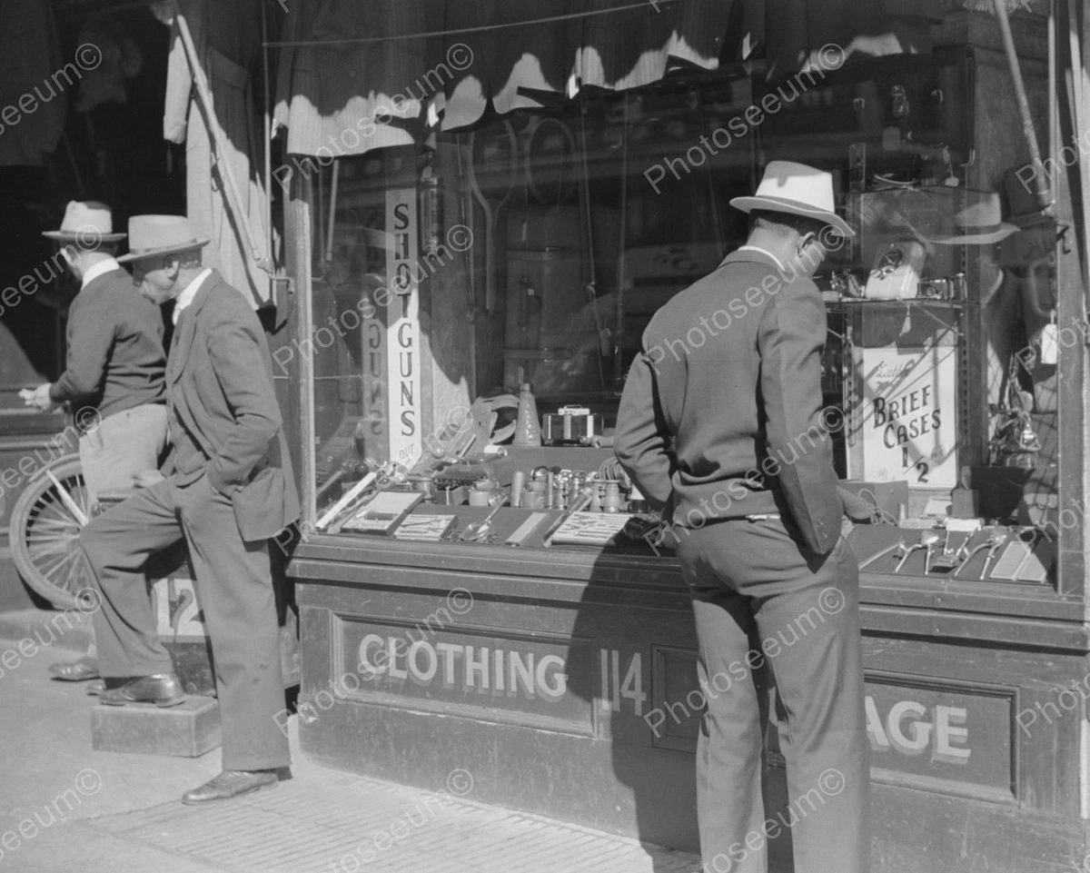 Pawn Shop Vintage Clothing 1939 Vintage 8x10 Photography Reprint