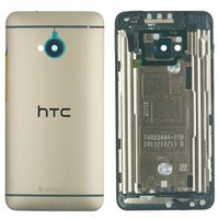 Original Htc One M7 Back Cover GehäUse Akku Deckel Schale Kamera Linse, Gold