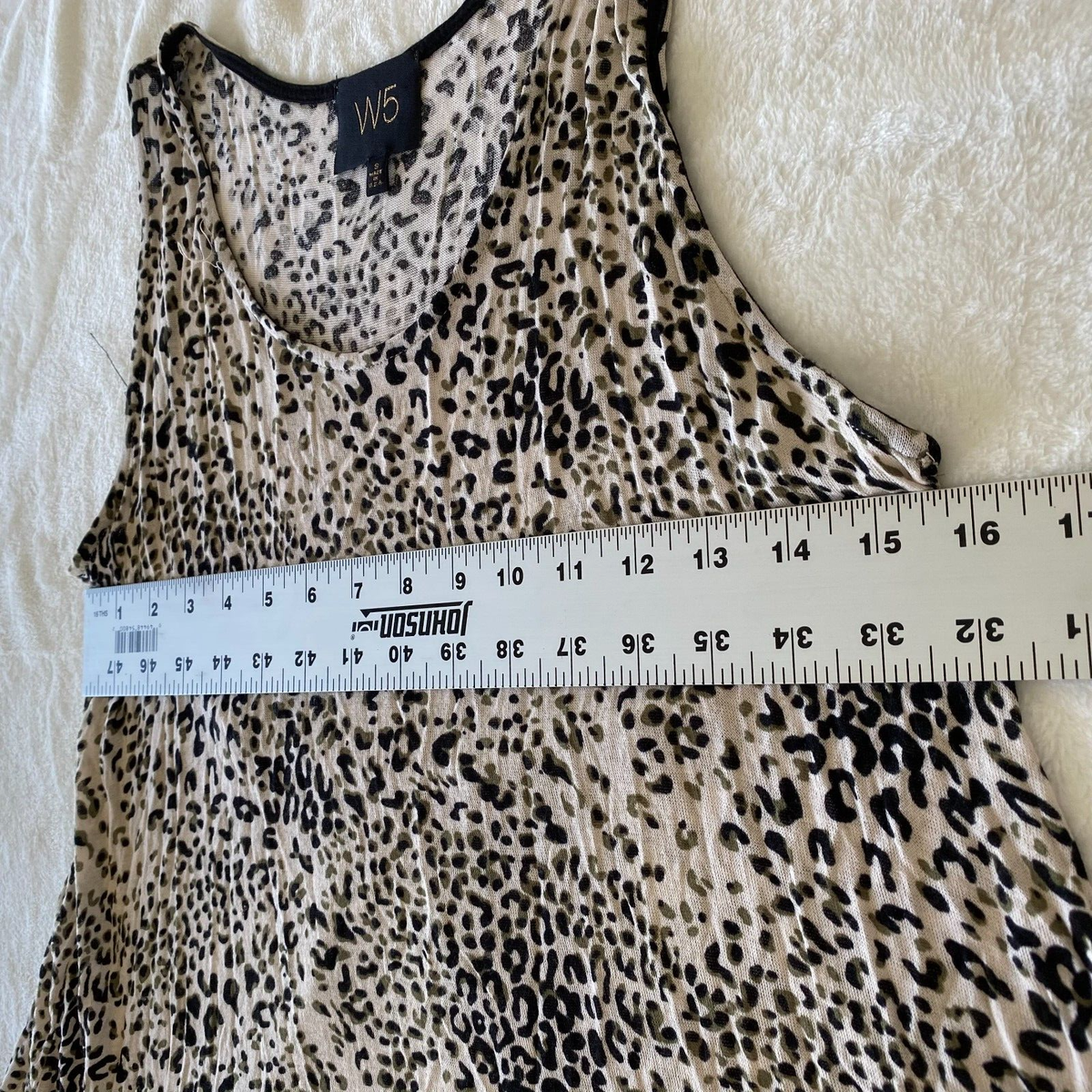 トップス Angelnumber555 leopard ribbon sleeveless WOMENS TANK TOP Rainbow Ombre Cheetah Leopard Print Animal