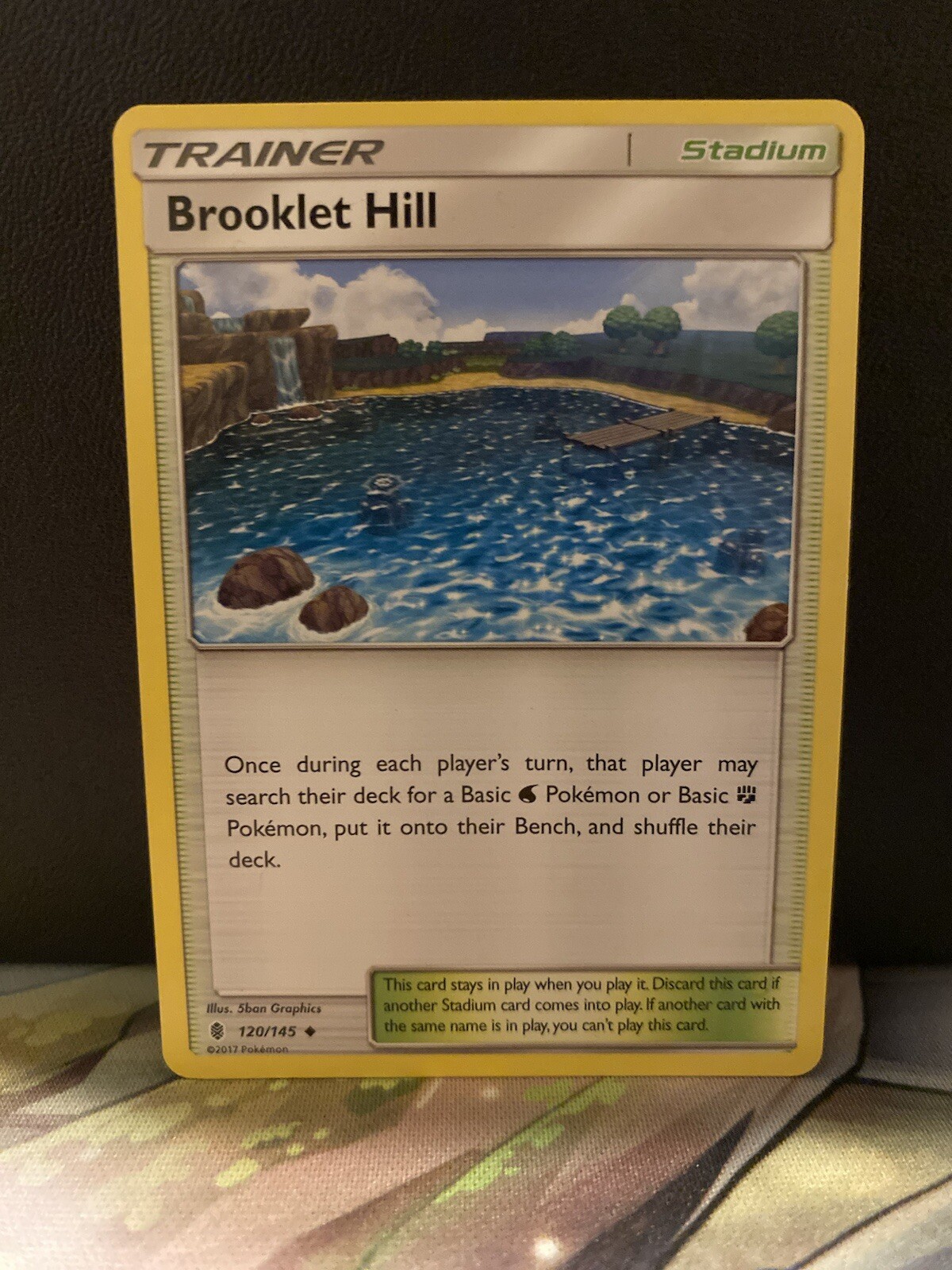 Brooklet Hill 120/145 Uncommon - Pokemon Sun & Moon Guardians Rising Card