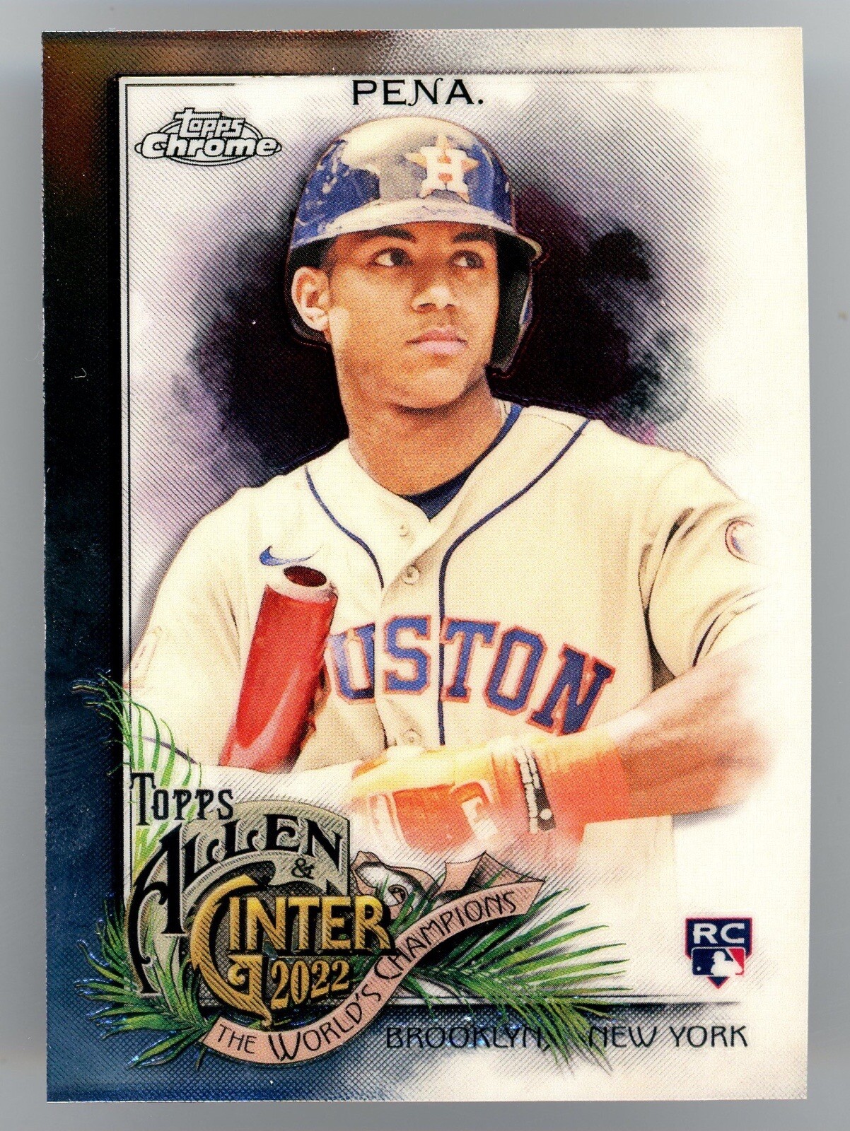 2022 Topps Chrome Jeremy Pena #137 RC Allen Ginter