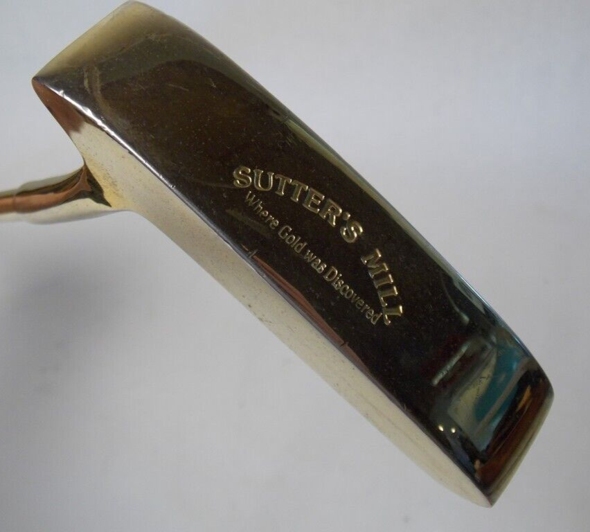 Sutter's Mill Specialties Pepsi Collectable Promo Gold Tone Putter