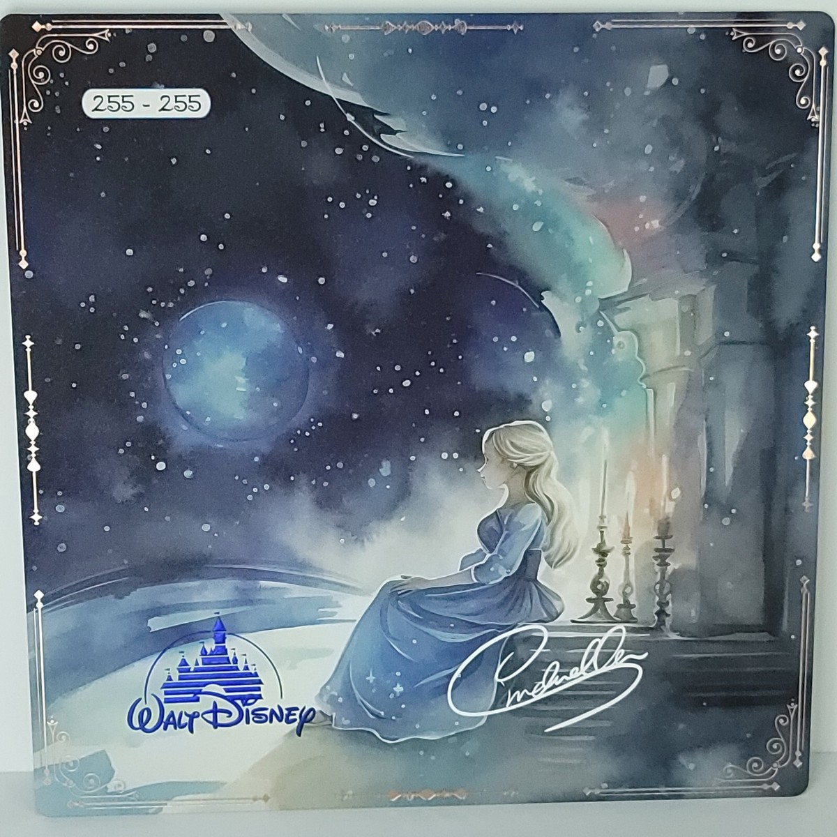 Cinderella Disney 100 Limited Art Card Print Big One 255/255 Bent