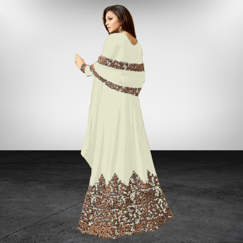 Indischer Salwar Kameez traditionelle Partykleidung Designer Braut pakistanischer Anzug - Bild 4 von 7