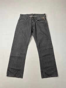 Replay Jeans Rectos-W32 L28-Gris-Excelente Estado-Para Hombre | eBay