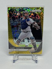 Gary Sanchez 2020 Prizm Gold Donut Circle #82 New York Yankees 6/10