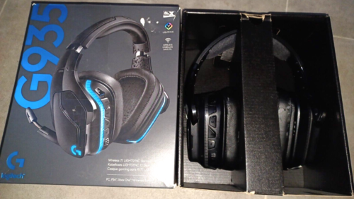 Logitech G935 Cuffie da Gioco RGB Wireless 7.1 Wireless Surround Sound DTS - Foto 6 di 12