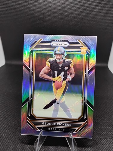 2022 Panini Prizm GEORGE PICKENS Rookie Auto Silver Prizm RC SP Steelers