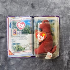 Rex the Tyrannosaurus Rex 2000 - Ty Beanie Babies - McDonald's Happy Meal Toy