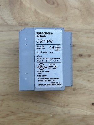 SPRECHER & SCHUH CS7-PV / CS7PV (USED)