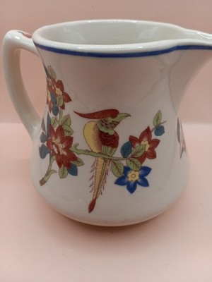 Shenango China Bird of Paradise Yellow Bird Milk Pitcher