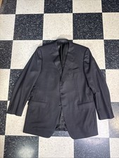 Ermengildo Zegna Trofeo Suit Jacket Men  s US 44 L 100 Wool Blazer Sport Coat