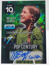 2026 Leaf Pop Century Top 10 TV Autographs Melissa Gilbert #/3 Auto Card