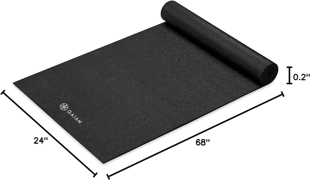 Premium 5mm Non-Slip Yoga Mat for Exercise & Fitness