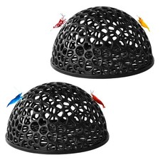 Aquarium Shrimp Hide, Fish Tank Porous Cave Shelter Hideout Ornament, Detacha...