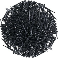 200-Pack 2BA Threaded Soft Tip Dart Tips, Plastic Replacement Dart Tips, Soft