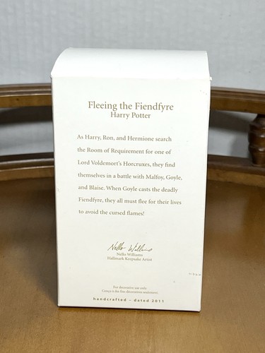 2011 Harry Potter Fleeing The Fiendfyre Hallmark Ornament In Box - Picture 11 of 12