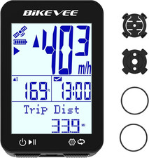 GPS Bike Computer Wireless Bicycle Speedometer Odometer 9 Languages Auto Backlig