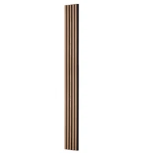 7.9x94.5in Wood Slat Acoustic Panels & Walnut Modern Wall Decor Feature