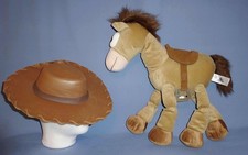 Disney Toy Story Plush Bullseye Horse-18"tall-Woody costume childs foam hat LOT