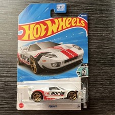 Hot Wheels HW Race Day Ford GT Borla 1:64 Diecast Car White Red Black Gold